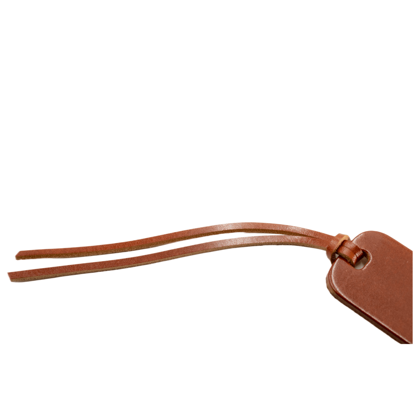Leather Bookmark Page marker Grumpy Design Tan colour