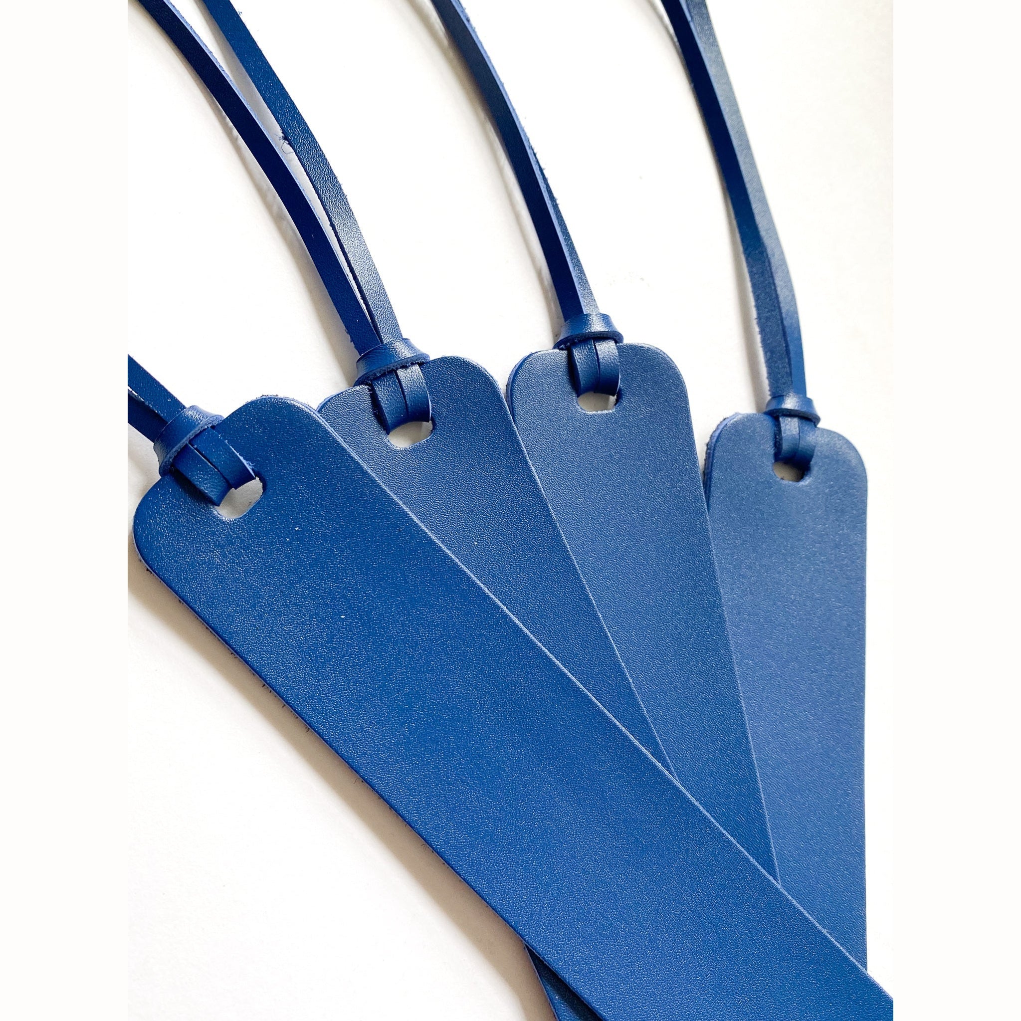 Leather Bookmark Royal Blue & Navy Suede Page Marker