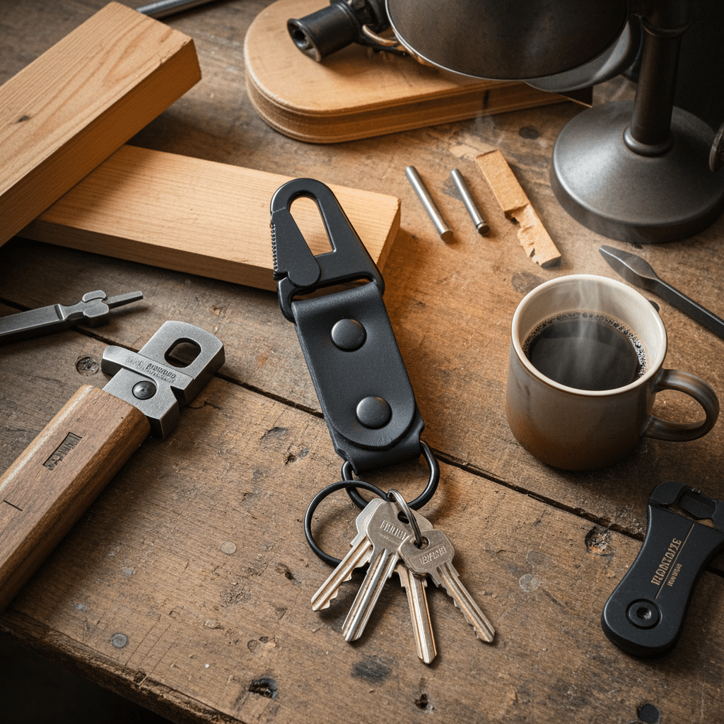 Everyday Carry Matt Black Belt Clip EDC Utility Clip Compact