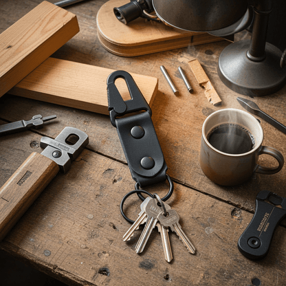 Everyday Carry Matt Black Belt Clip EDC Utility Clip Compact