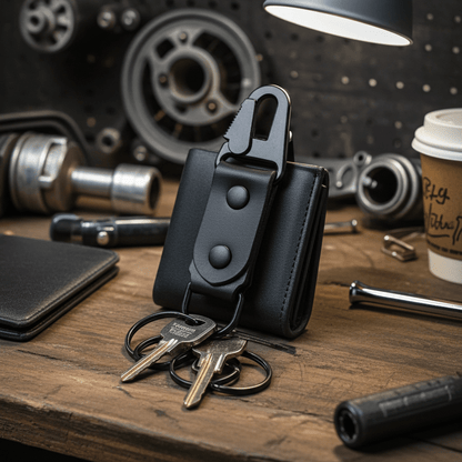 Everyday Carry Matt Black Belt Clip EDC Utility Clip Compact