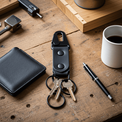 Everyday Carry Matt Black Belt Clip EDC Utility Clip Compact