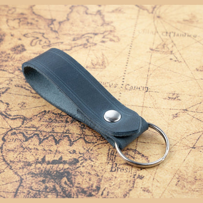 Leather keyring Admiral Blue Key Holder Hanger Key Fob